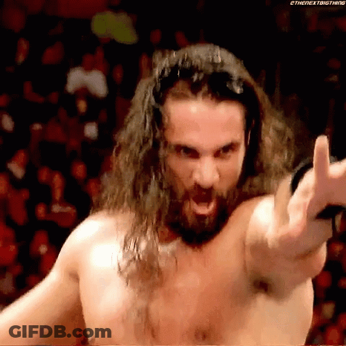 Curb Stomp Seth Rollins Opponent Got Flipped GIF