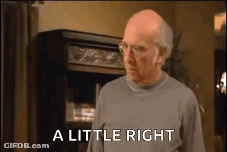 Curb Your Enthusiasm Larry David A Little Right GIF