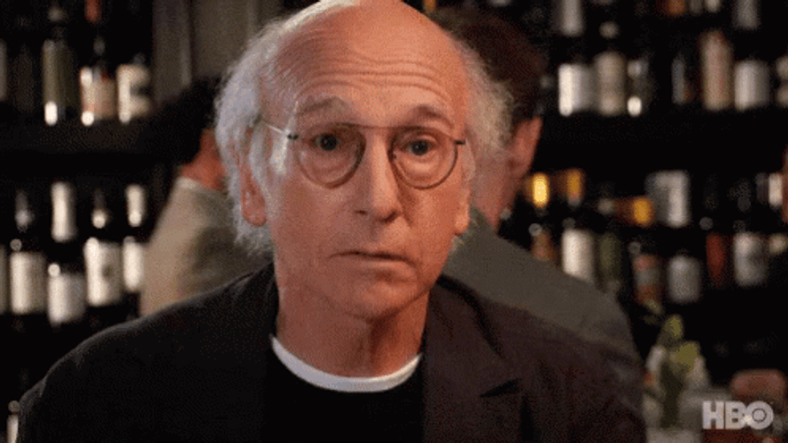 Curb Your Enthusiasm Larry David Drinking Wine GIF