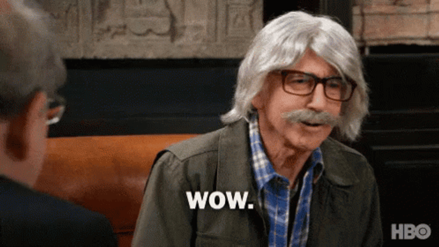 Curb Your Enthusiasm Larry David In Disguise Wow GIF