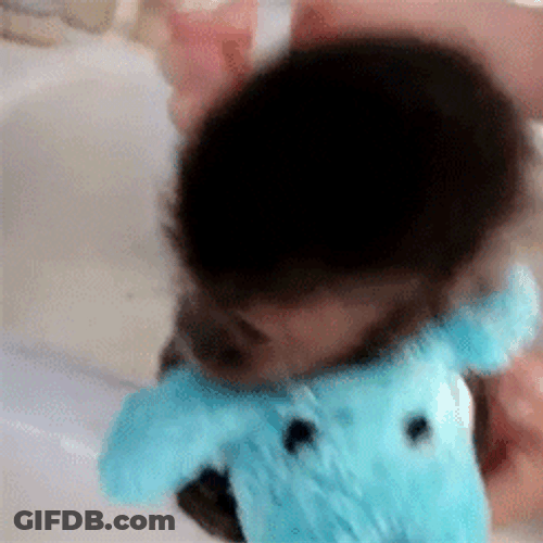 Curious George Cuddle Toy GIF