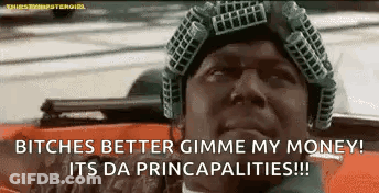 Curling Iron Man Bitches Better Gimme My Money! GIF