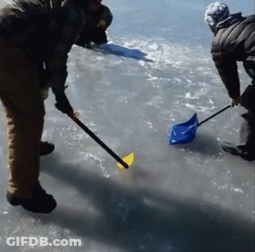 Curling Using Bottle GIF