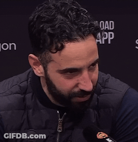 Curly Hair Beard Man Says I'm Not Changing GIF