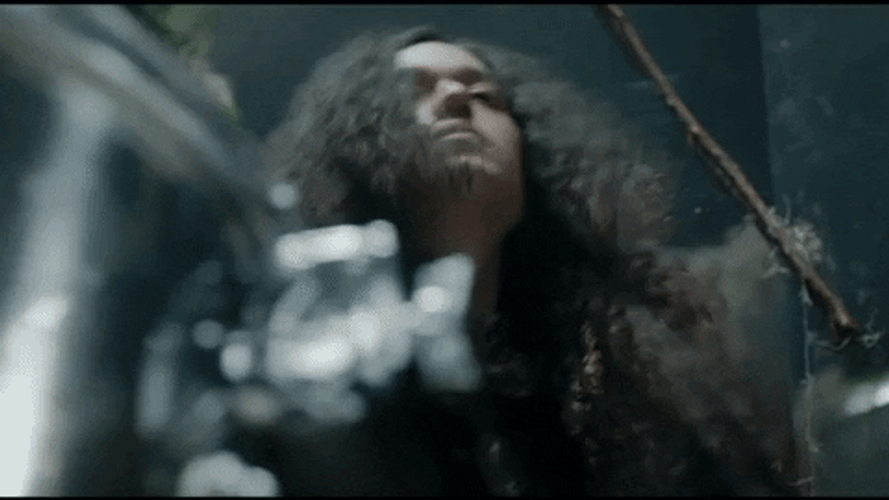 Curly Hair Man Rimshot GIF