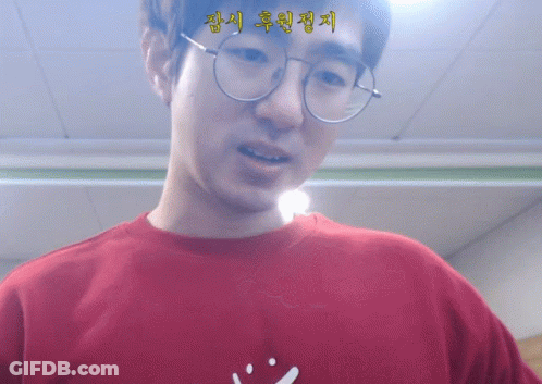 Curly Hair Man Surprised In Crowd GIF