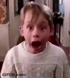 Curly Hair Woman In Denim Jacket And Bra Making Funny Face GIF