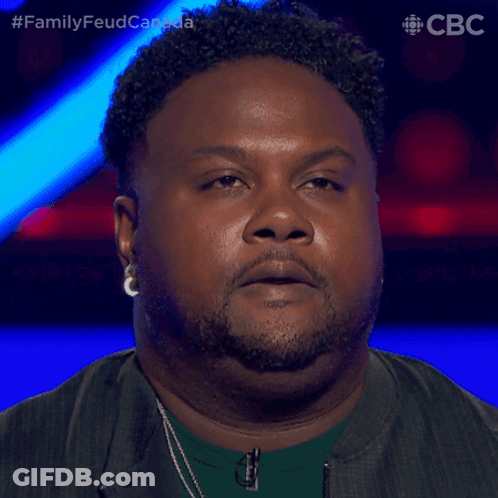 Curly Haired Bearded Man With CBC Logo GIF