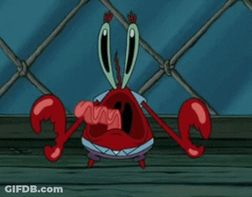 Curly-Haired Man Making Funny Face Dark Room GIF