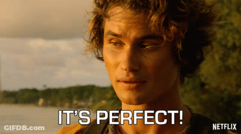 Curly Haired Man Says It's Perfect GIF