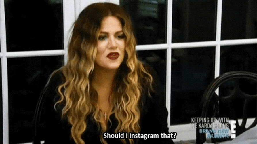 Curly-Haired Woman Instagram Meme GIF