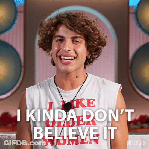 Curly Man I Kinda Don T Believe It GIF
