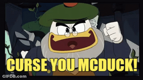 Curse You Dinkleberg Man Fist In Air GIF