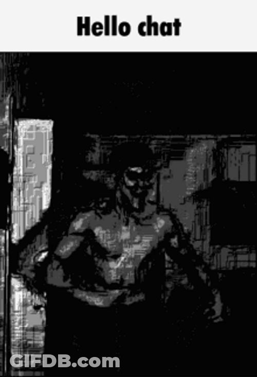 Cursed Man Body Builder Muscle Screaming GIF