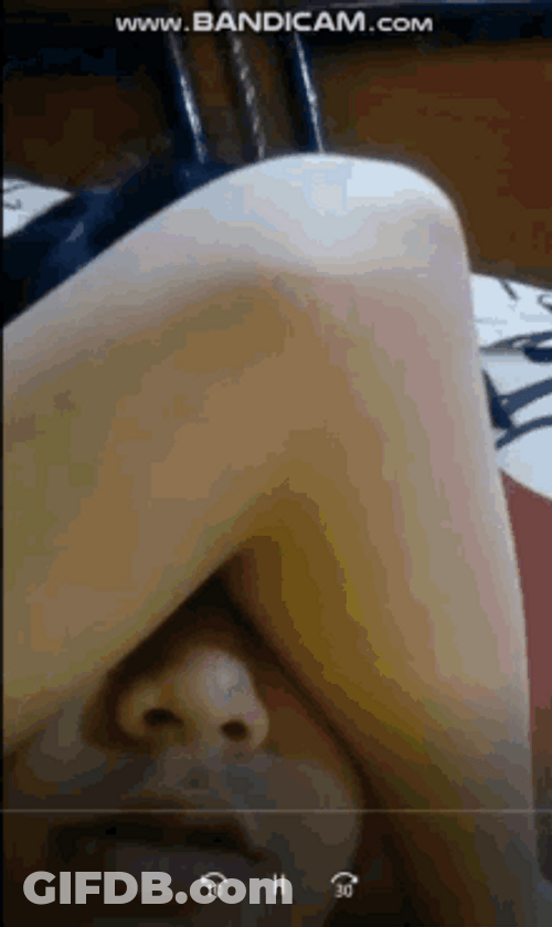 Cursed Video Call Awkward Teen GIF