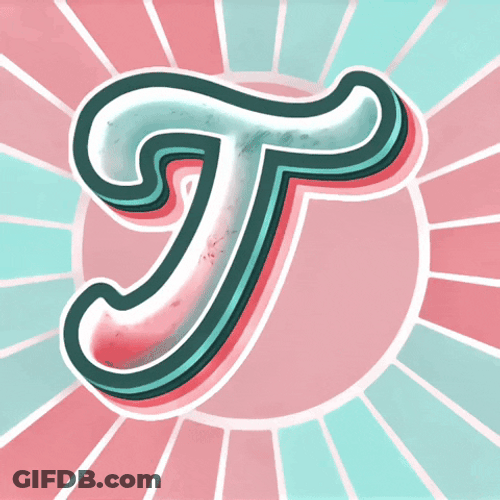 Cursive Capital Letter T GIF