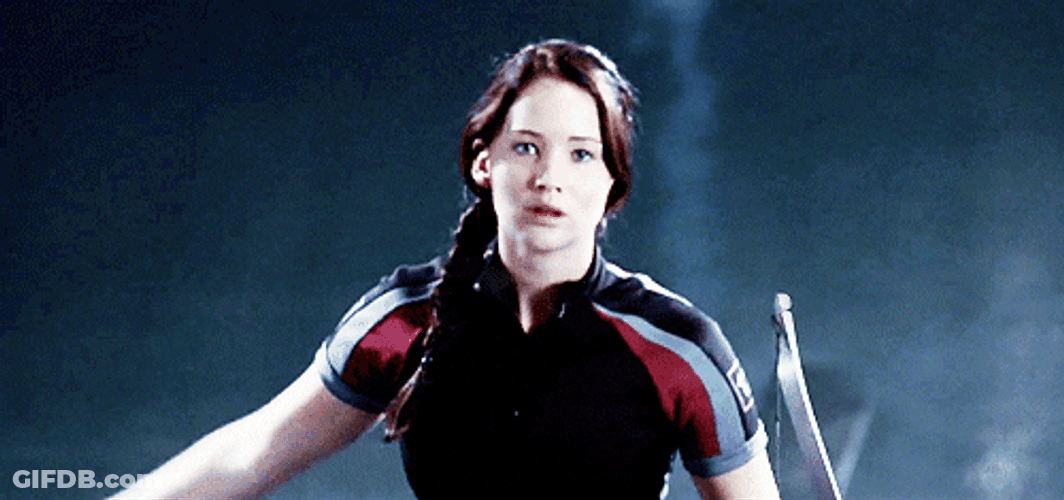 Curtsy Jennifer Lawrence Hunger Games GIF
