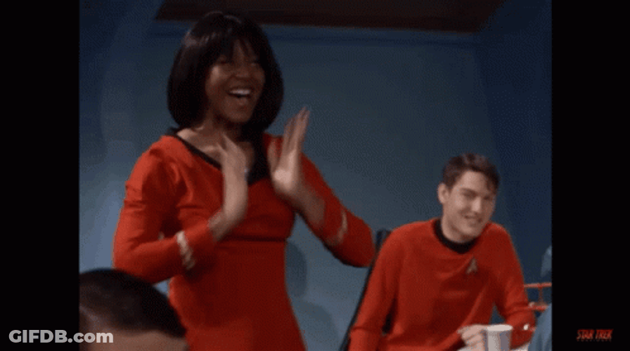 Curtsy Nichelle Nichols Star Trek GIF
