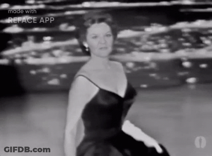 Curtsy Susan Hayward Awards Night GIF