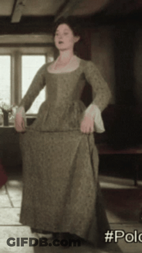 Curtsy Vintage Lady Bending Knee Respect GIF