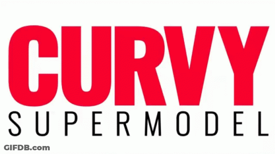 Curvy Supermodel Fonts GIF