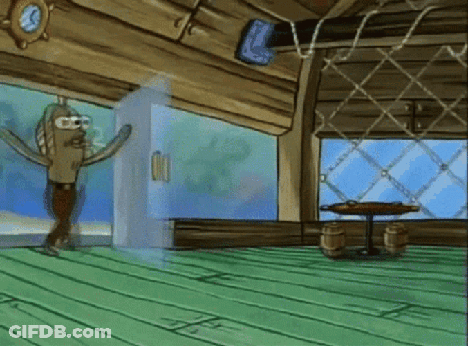 Customer I Have Arrived Mr Krab GIF