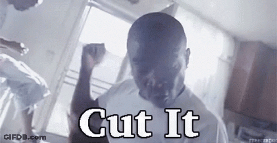 Cut It Like This Man GIF