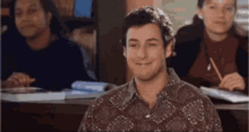 Cute Adam Sandler From Waterboy GIF