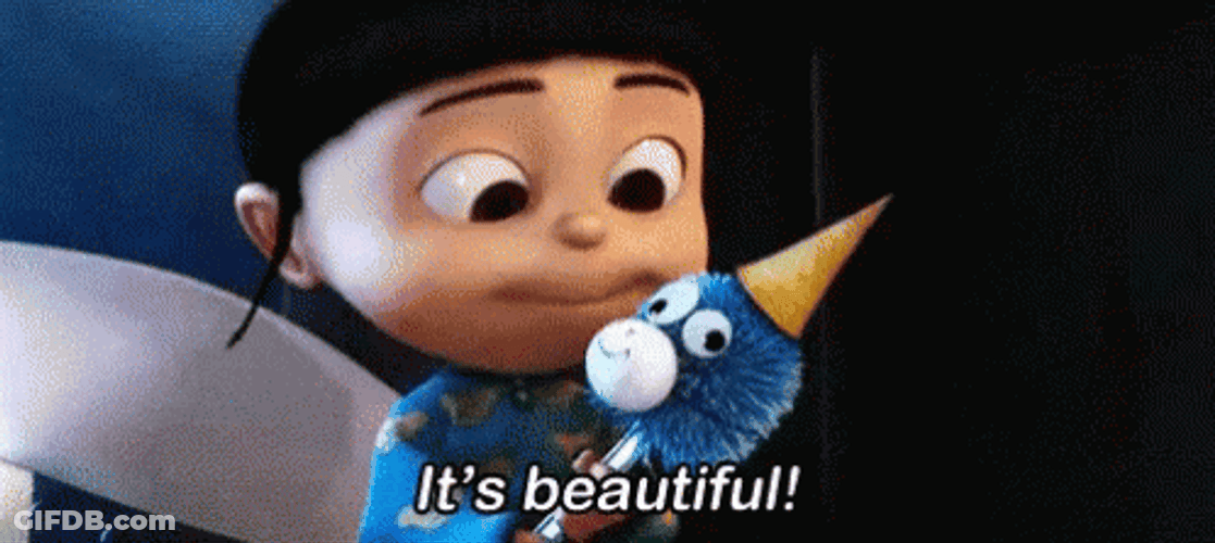 Cute Agnes It's Beautiful GIF
