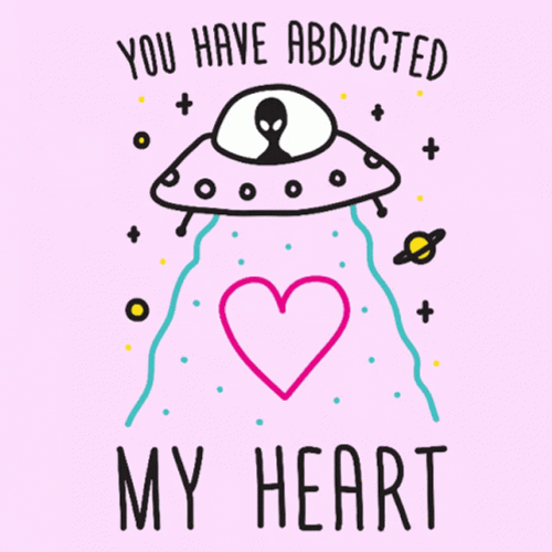 Cute Alien Love Abduction GIF