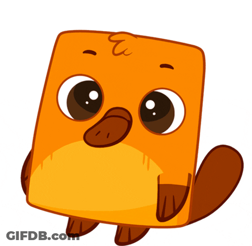 Cute Angry Platypus GIF