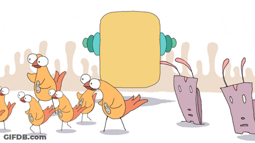 Cute Animals Parade GIF