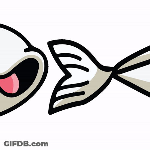 Cute Animate Koi Fish GIF
