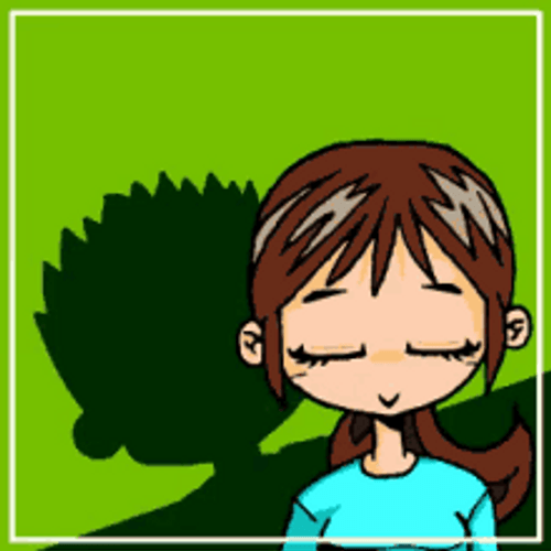 Cute Animated Couple Sweet Buenos Dias Amor GIF