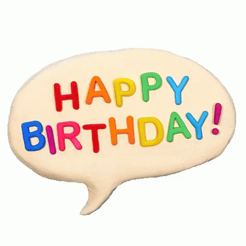 Cute Animated Happy Birthday Greetings GIF