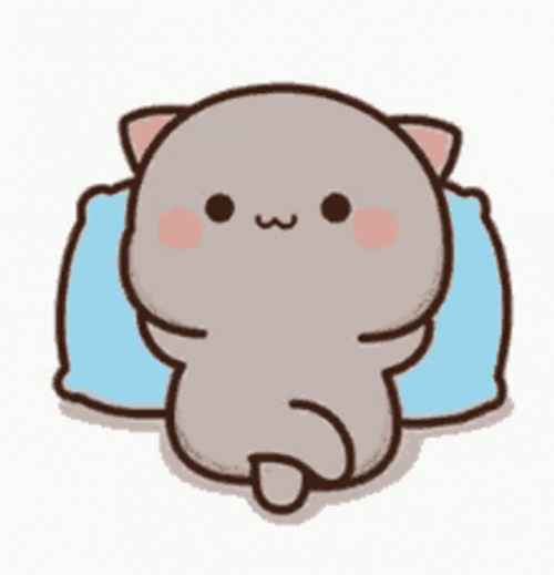 Cute Animated Laying Down GIF