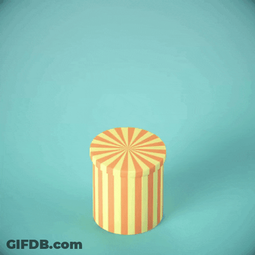 Cute Animated Party Popper GIF