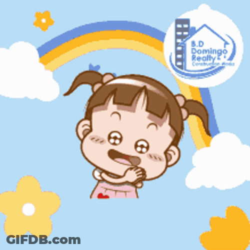 Cute Animated Sakura Cocoa Love It Sticker GIF
