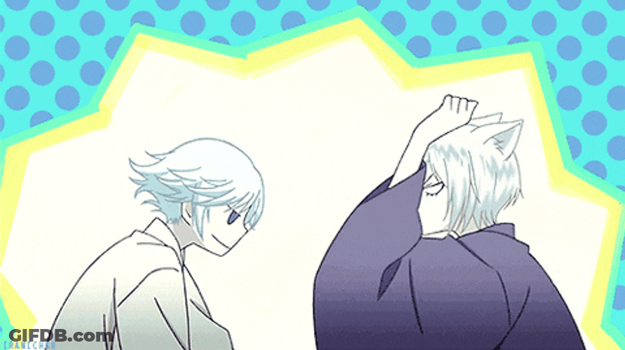 Cute Animated Slapping Teasing GIF