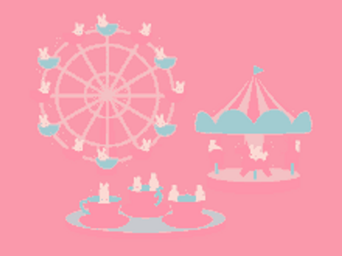 Cute Animated Theme Park GIF