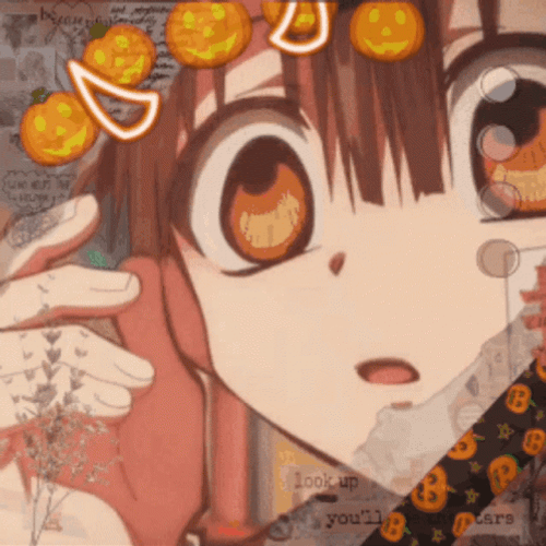 Cute Anime Boy Halloween GIF