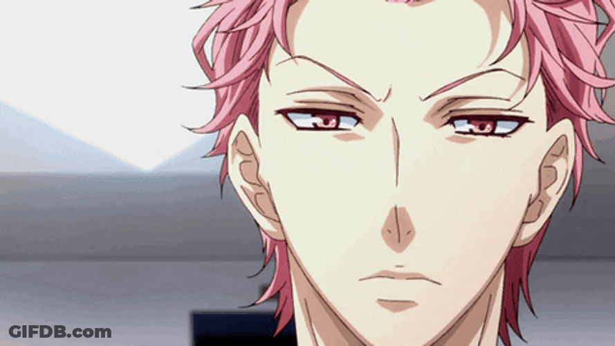 Cute Anime Boy Pink Hair Akari Karneval GIF