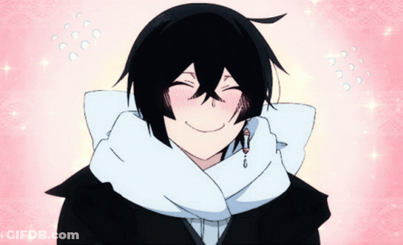 Cute Anime Boy Smile GIF