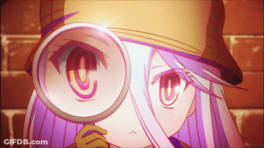 Cute Anime Detective GIF