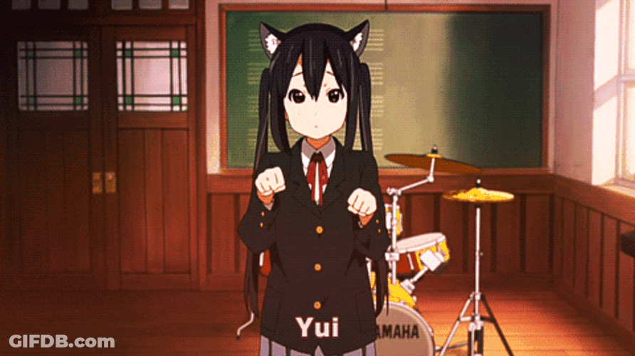Cute Anime Kitty Girl GIF
