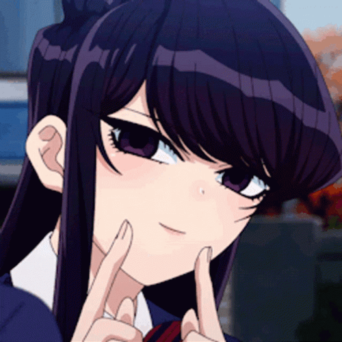 Cute Anime Komi Shouko GIF