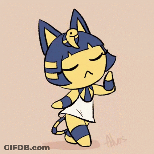 Cute Ankha Sexy Swagger GIF