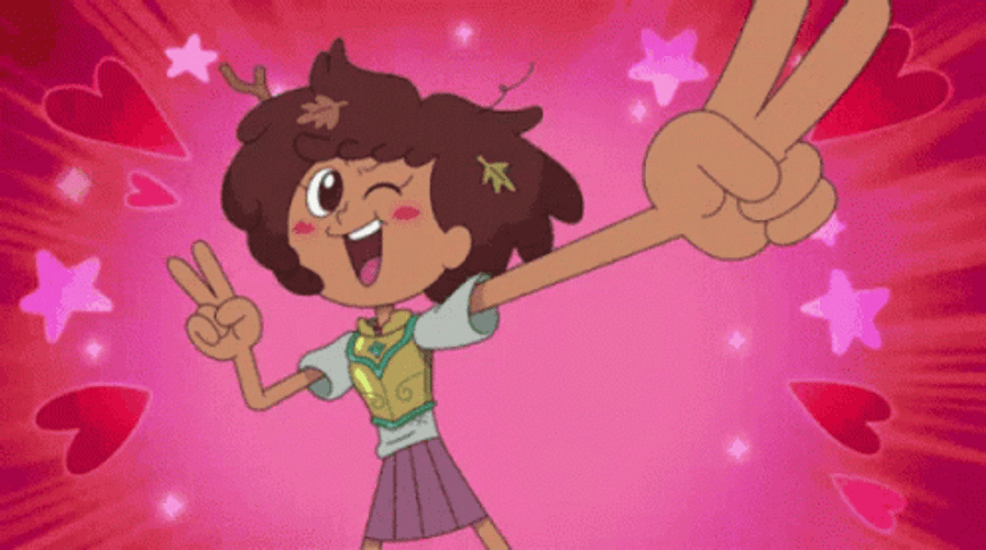 Cute Anne Amphibia GIF