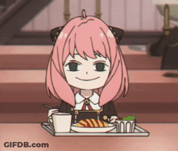 Cute Anya Forger Gentle Grin GIF