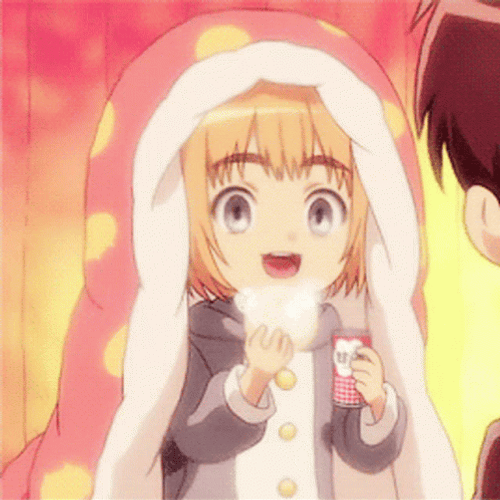 Cute Armin Arlert Eating GIF